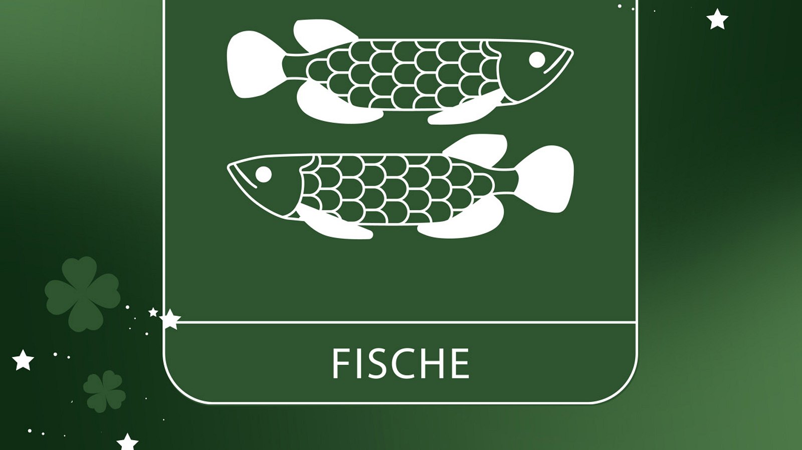 Die Glücksbringer für das Sternzeichen Fische in der Woche vom 24. bis