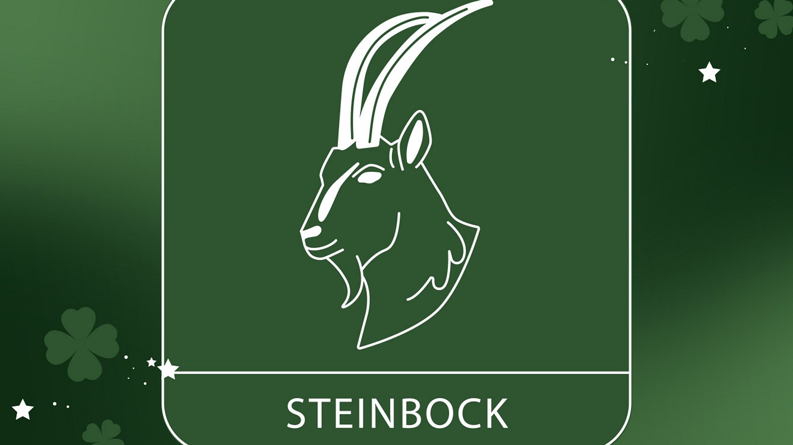 Die Glücksbringer Für Das Sternzeichen Steinbock In Der Woche Vom 22 ...