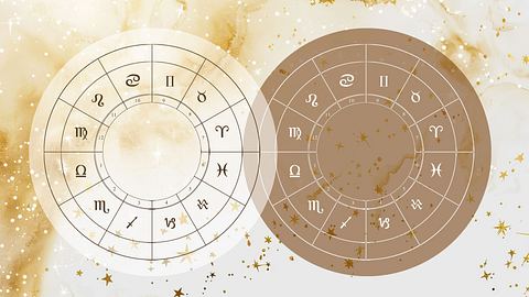 Sternzeichen Kreise vor einem goldverzierten Hintergrund - Foto: DariaS / AdobeStock