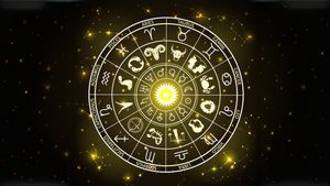 Astrologischer Kreis vor dunklem Hintergrund - Foto: Anastasiia Lavrentev / AdobeStock