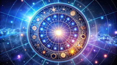 Astrologischer Kreis mit Himmelskörpern - Foto: Collection / AdobeStock