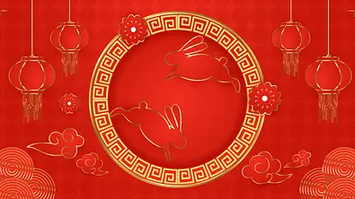 Grafik des chinesischen Sternzeichens Hase - Foto: Rifqyhsn Design/iStock