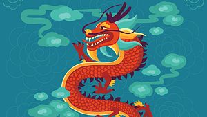 Ein roter chinesischer Drache - Foto: Nadezhda Deineka/iStock