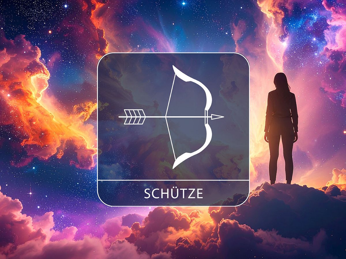 Sternzeichen Schütze in einer Traum-Wolken-Welt