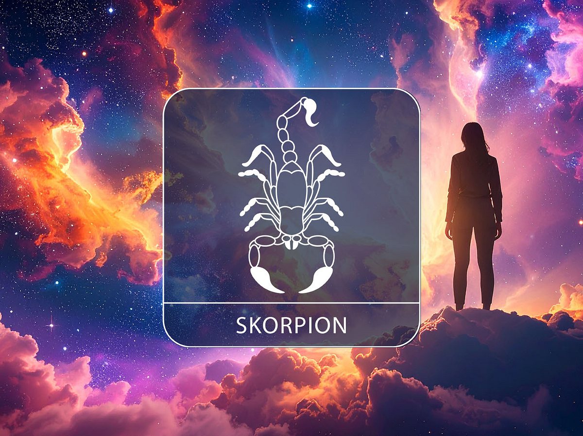 Sternzeichen Skorpion in einer Traum-Wolken-Welt