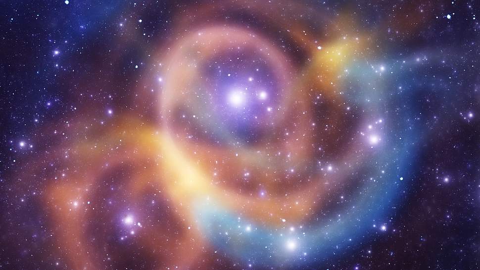 Eine bunte Galaxie voller funkelnder Sterne - Foto: iStock / sololos