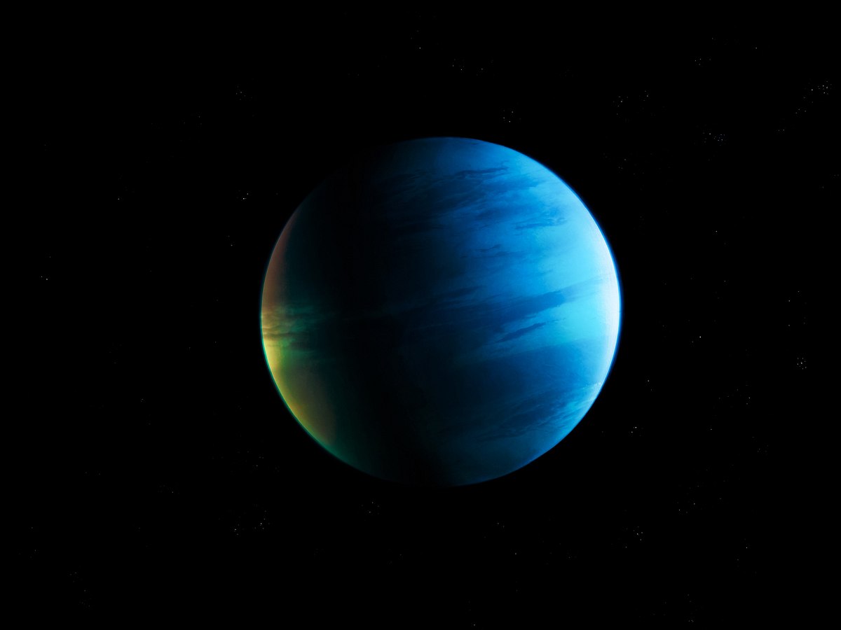 Planet Neptun im Weltraum