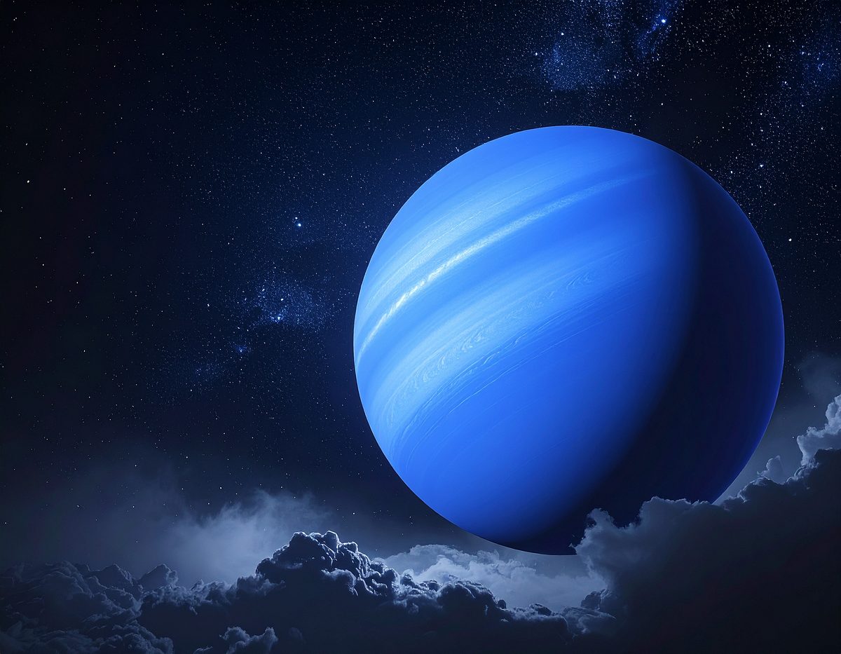 Abbildung von Planet Neptun im Weltraum