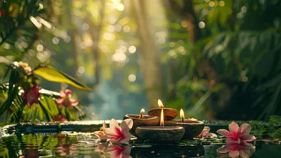 Brunnen im Ayurvedischen Spa - Foto: Usman / AdobeStock