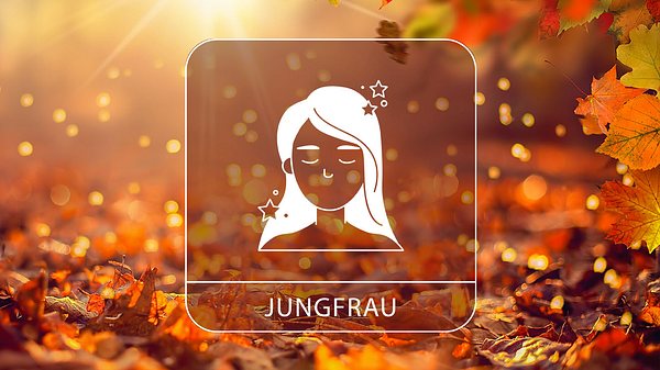 Abbildung vom Sternzeichen Jungfrau in einem herbstlichen Umfeld - Foto: Moofushi / Adobe Stock und Astrowoche.de