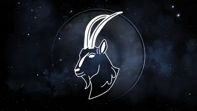 Abbildung vom Sternzeichen Steinbock - Foto: Collage von Astrowoche.de (Dominica Zaborowski) & Adobe Stock  (Manuel Adorf)