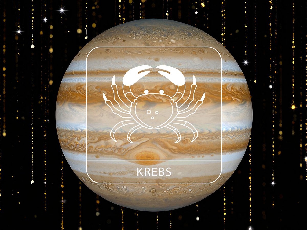Sternzeichen Krebs mit Glücksplanet Jupiter