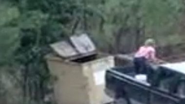 Video: Niedliche Überraschung im Müllcontainer