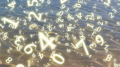 Wellen auf dem Wasser umgeben von Zahlen - Foto: Nikolay Ponomarenko/iStock Wellen auf dem Wasser umgeben von Zahlen - Foto: Nikolay Ponomarenko/iStock