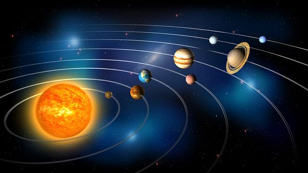 Das Sonnensystem und die 8 Planeten in ihrer Umlaufbahn - Foto: rwarnick/iStock