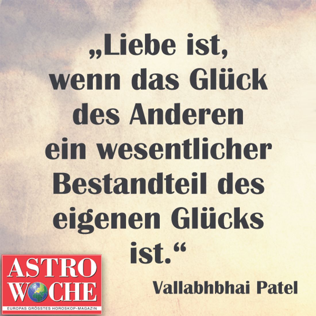Die schönsten Sprüche über Glück Astrowoche