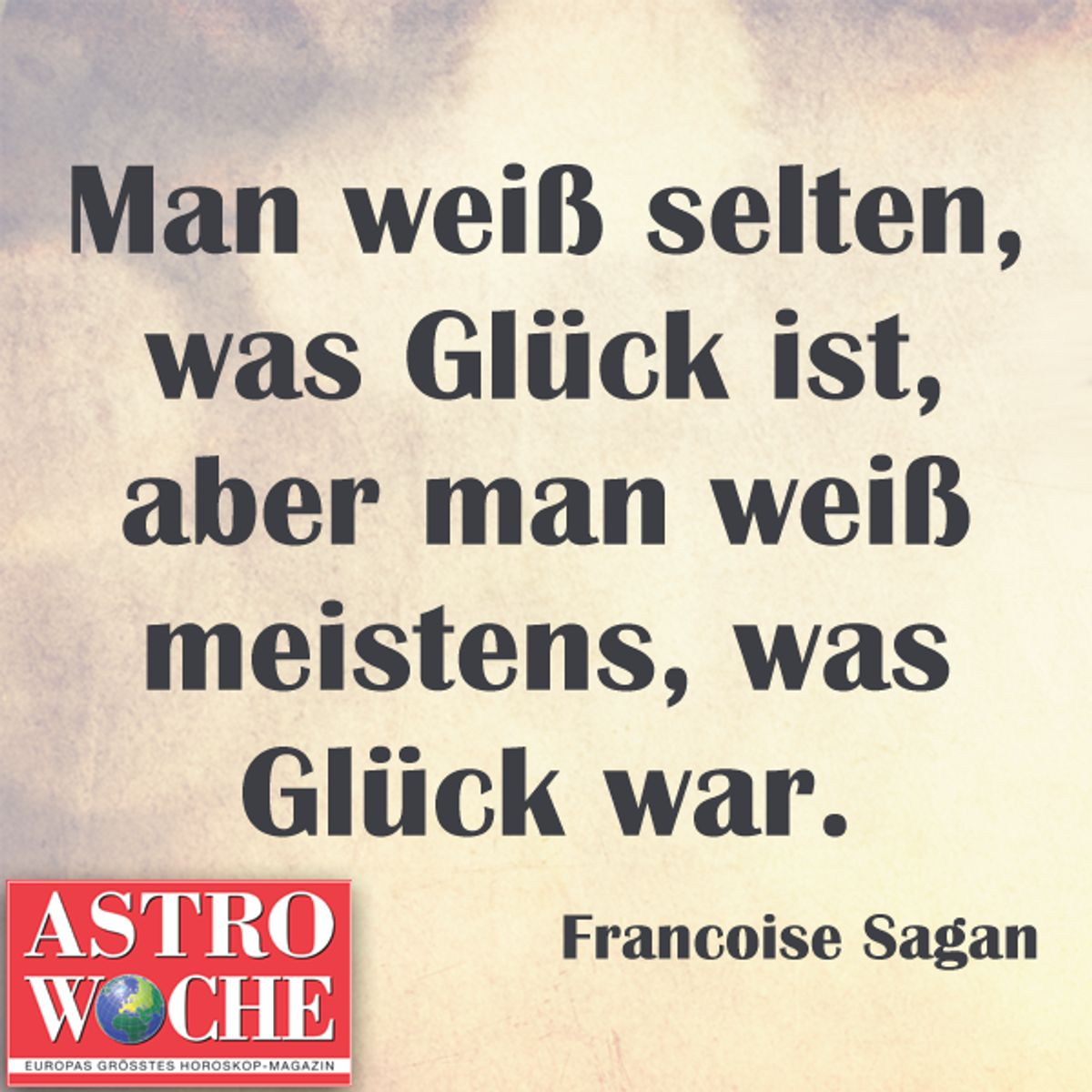 sprueche glueck war