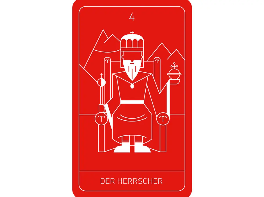 Herrscher Tarot: Der Herrscher
