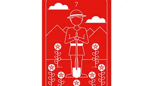 Tarot: Sieben Münzen - Foto: BauerXcel Tarot: Sieben Münzen - Foto: BauerXcel
