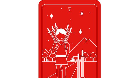 Tarot: Sieben Schwerter - Foto: Bauer Xcel