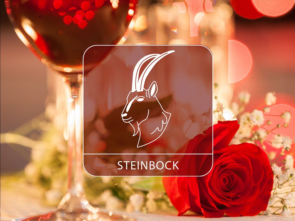 Sternzeichen Steinbock vor einem romantischen Hintergrund