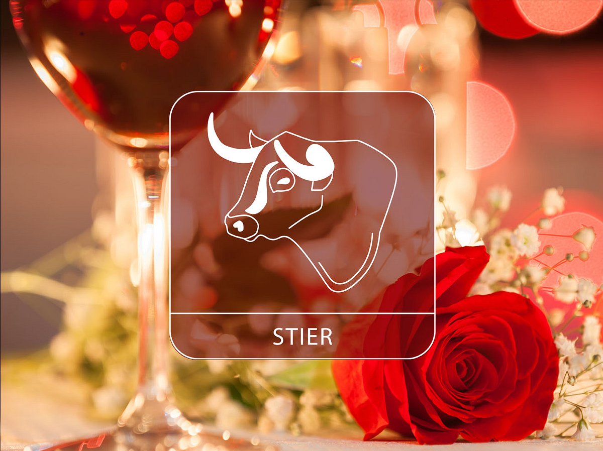 Sternzeichen Stier vor einem romantischen Hintergrund