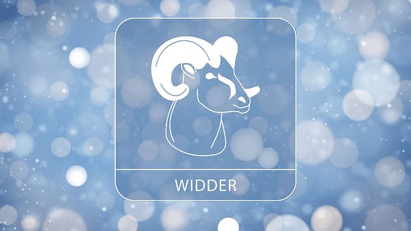 Sternzeichen Widder vor winterlichem Hintergrund - Foto: Collage mit Amore al Arte / iStock & Astrowoche.de